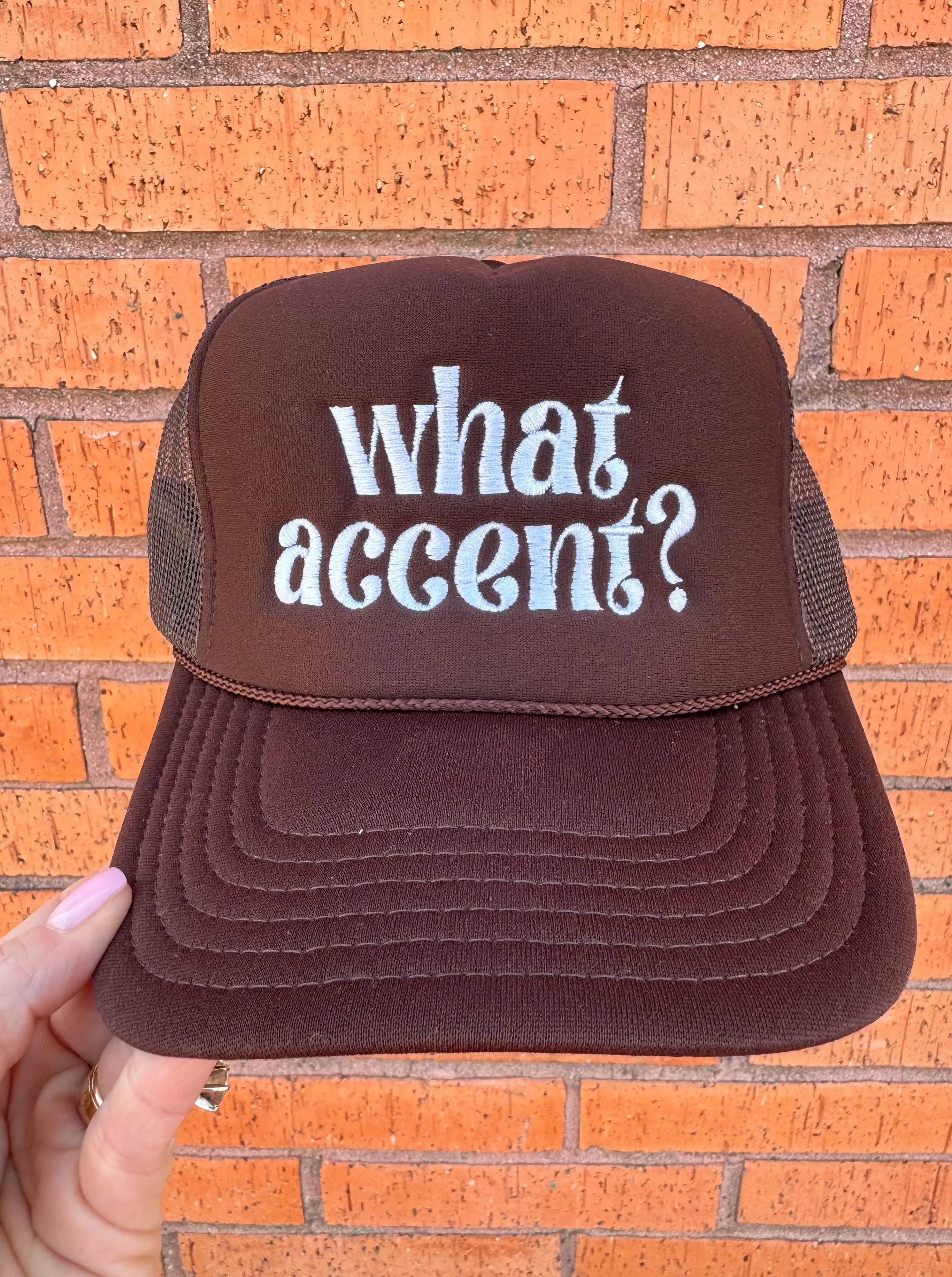 "What Accent?" Trucker Hat