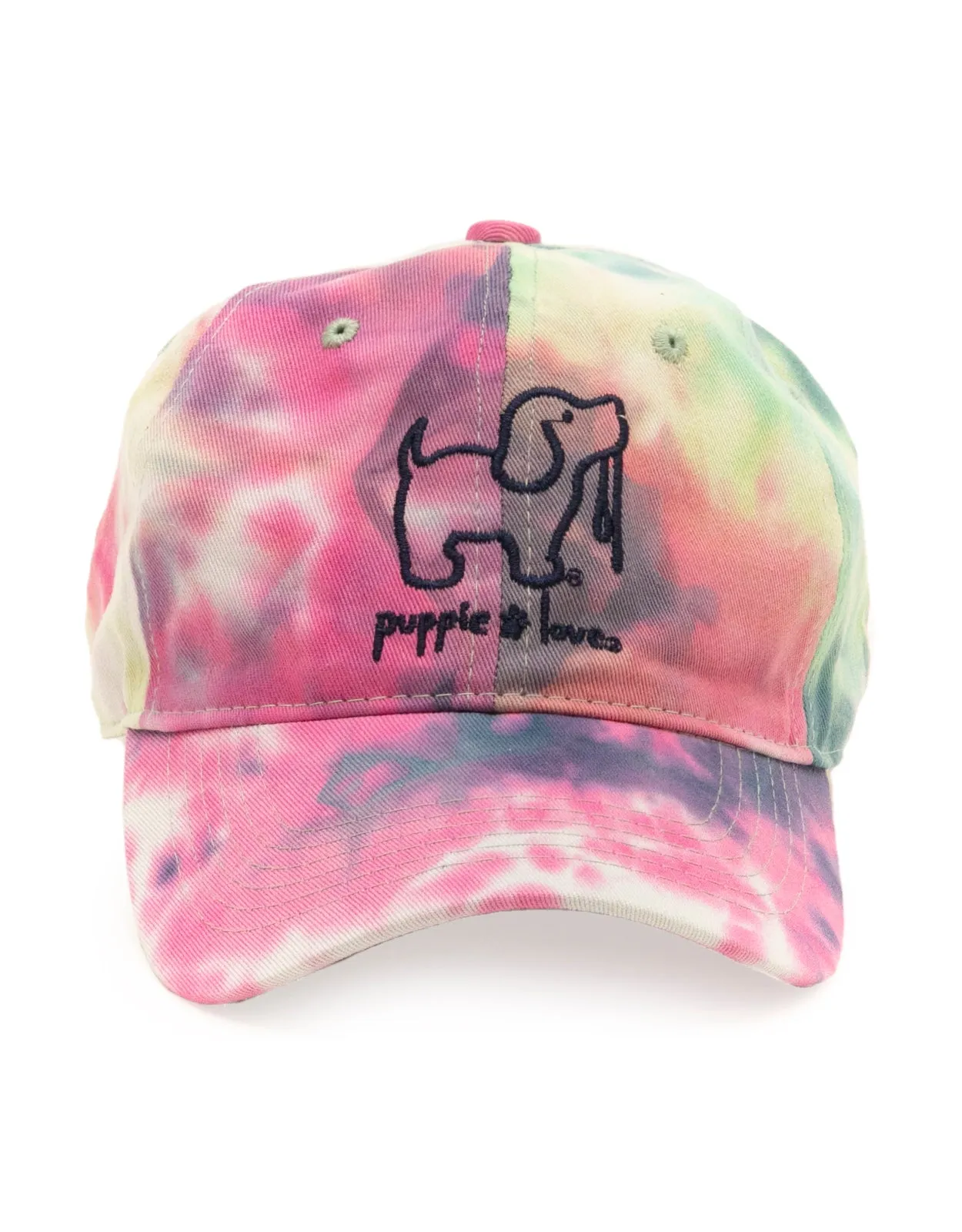 RAINBOW TIE DYE BASEBALL HAT