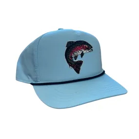 Rainbow Trout 5 Panel Performance Hat