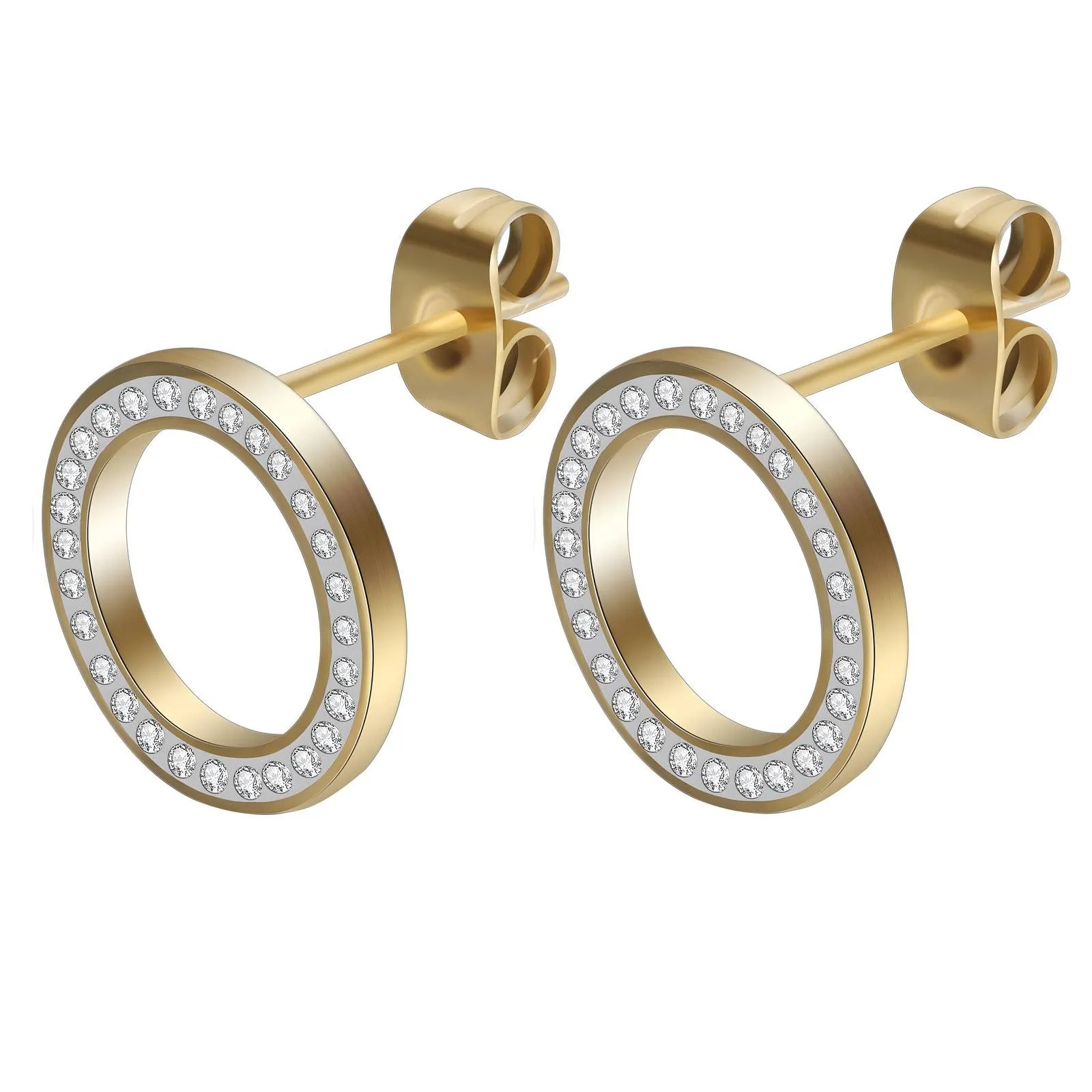 Reriti Intensity 18K gold plated Circle of Love Earrings