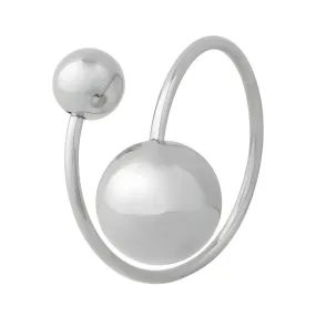 Reriti Intensity Stainless steel Double Ball Finger Ring