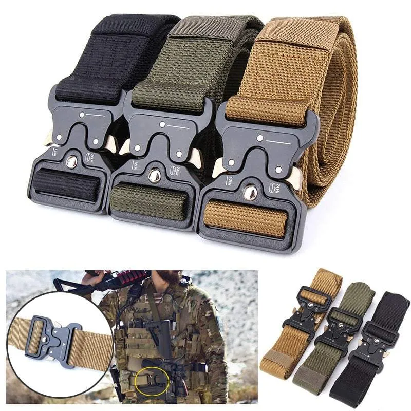 SA-TB1 Heavy Duty Tactical Utility Belt w/ Metal Buckle