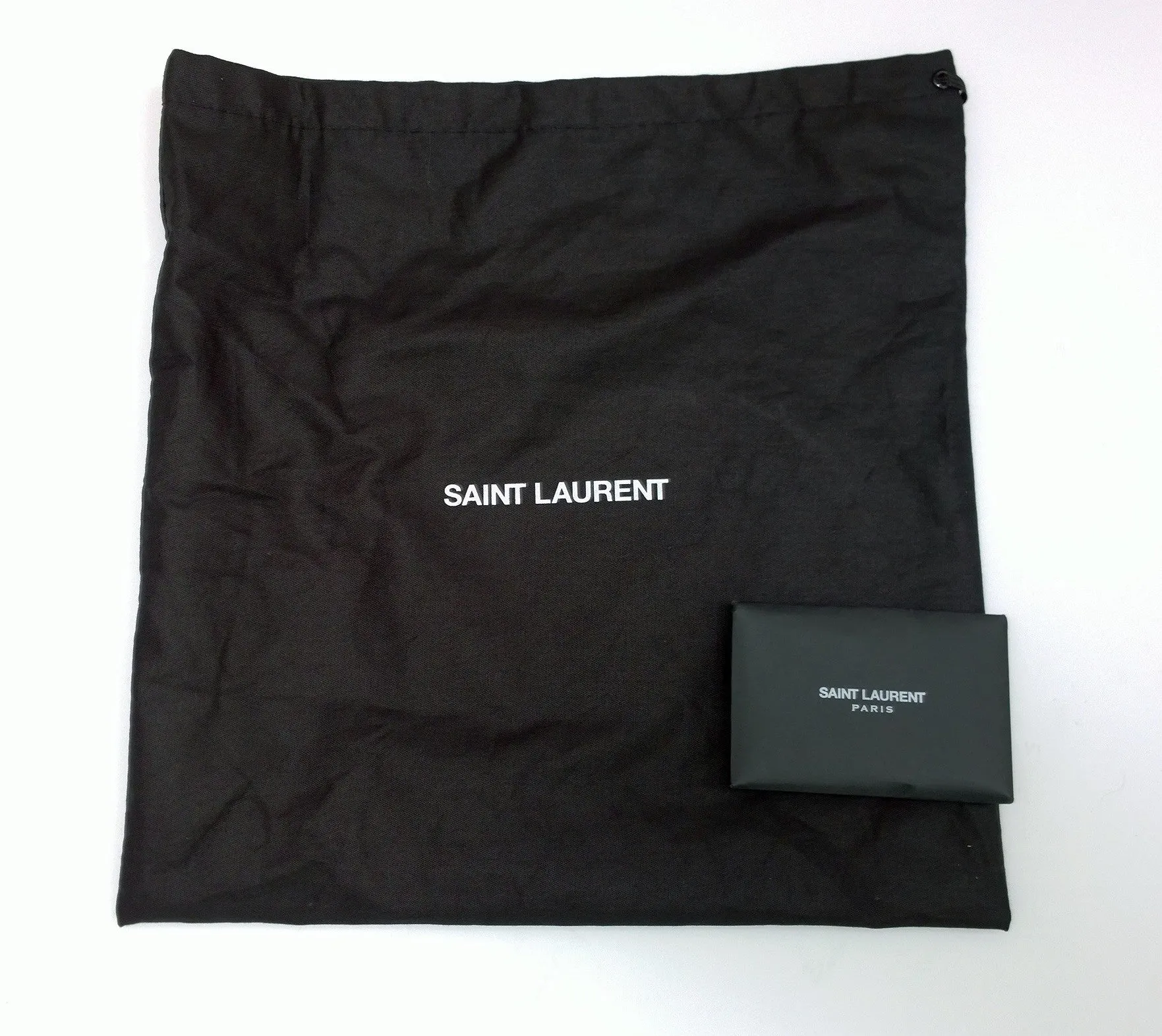 Saint Laurent Cintura Black Leather and Gold Buckle Belt YSL 3cm 30mm