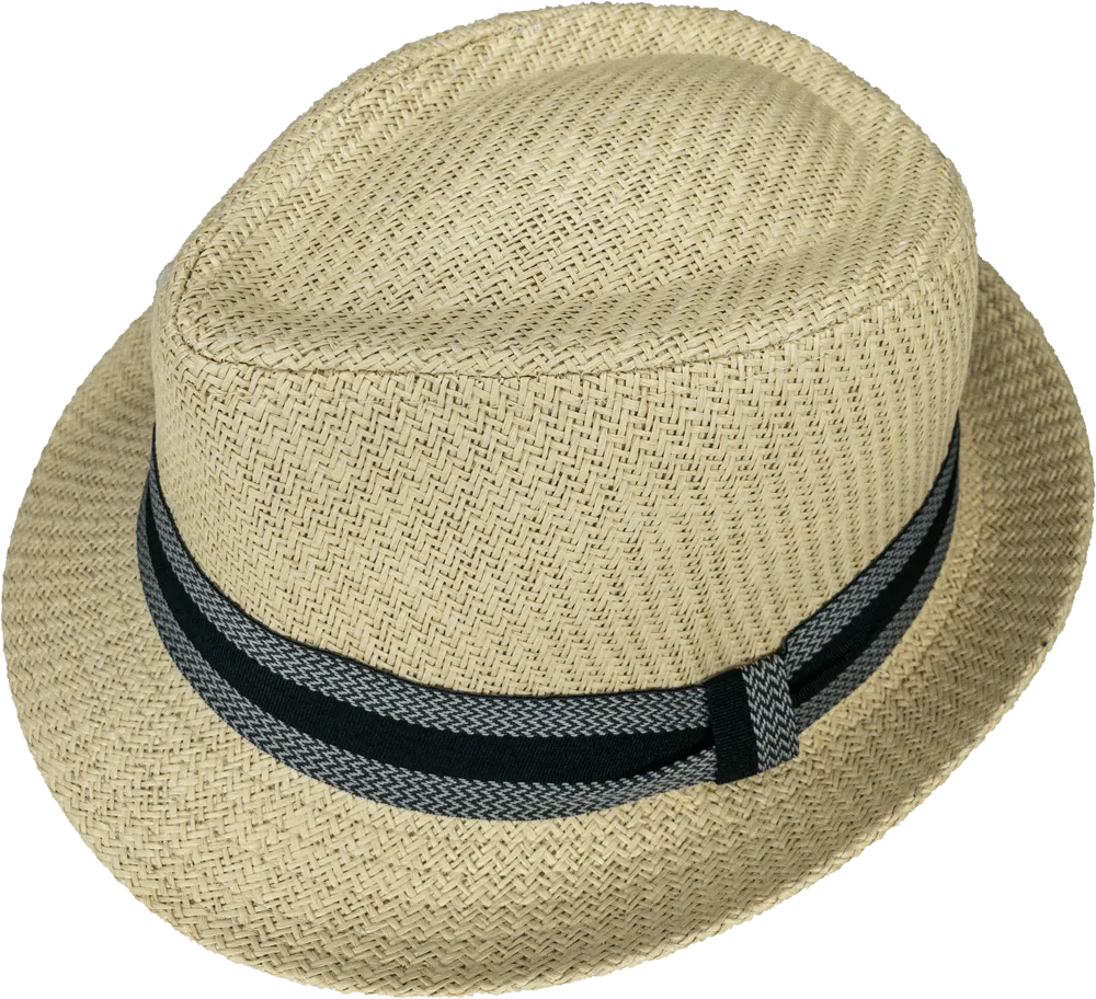 Scala Trilby Hats-SM704-Black & Natural