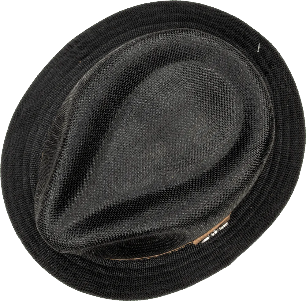 Scala Trilby Hats-SM704-Black & Natural