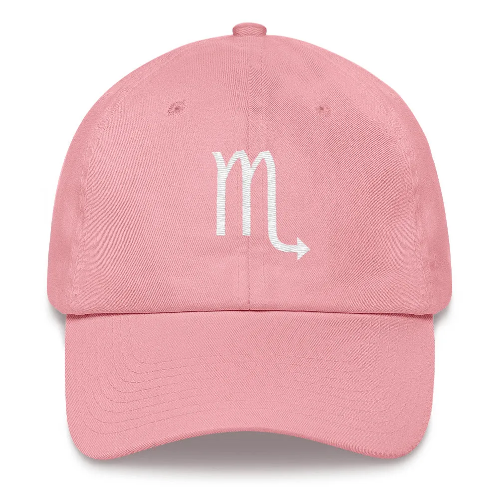 Scorpio Symbol Dad hat