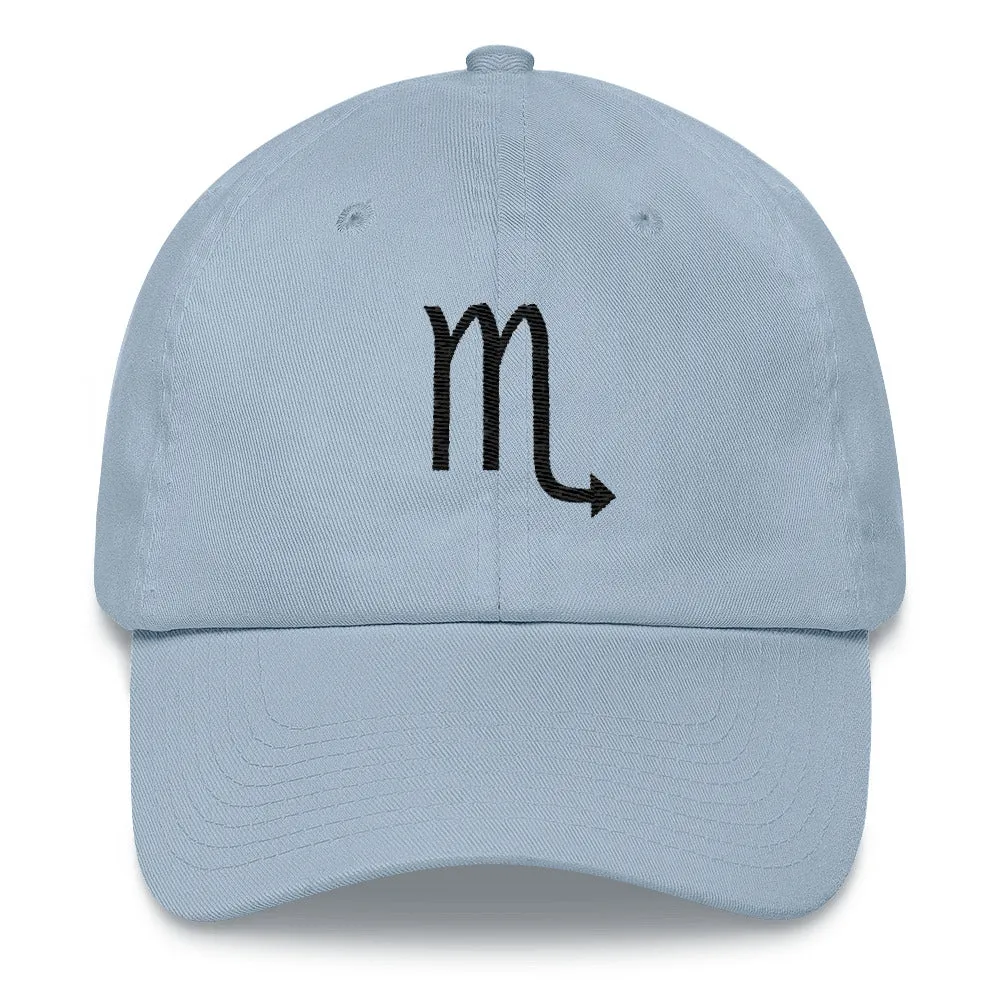 Scorpio Symbol Dad hat