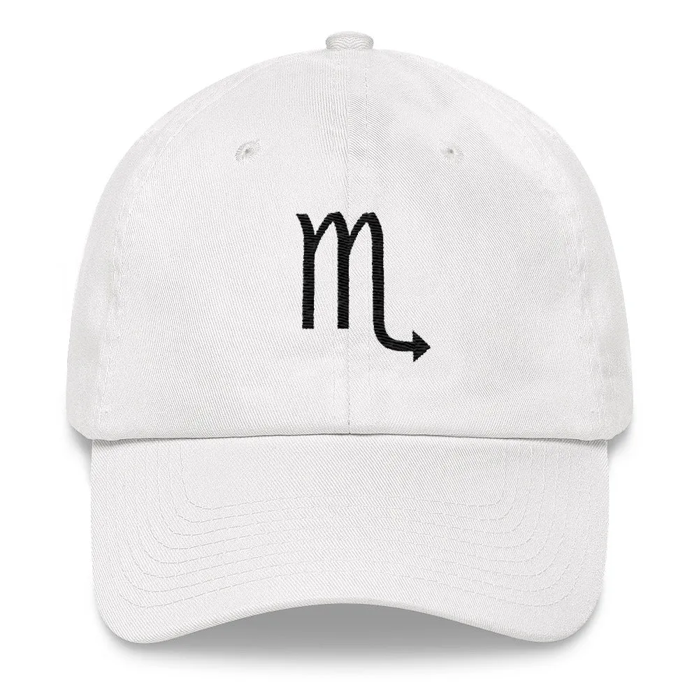 Scorpio Symbol Dad hat