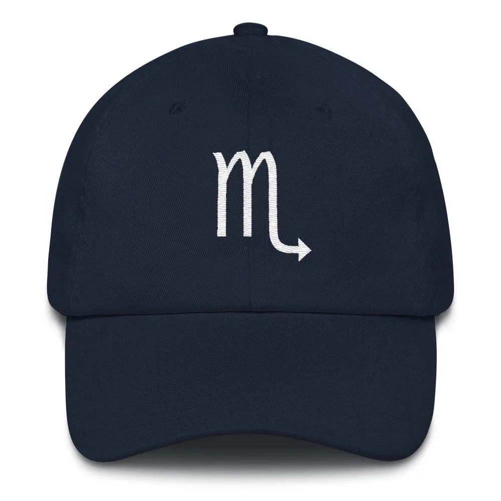 Scorpio Symbol Dad hat