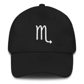 Scorpio Symbol Dad hat