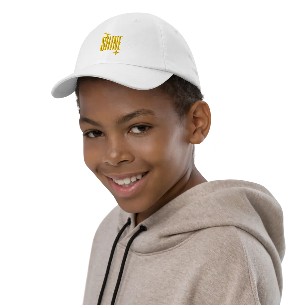 Shine Embroidered Kid's Baseball Cap