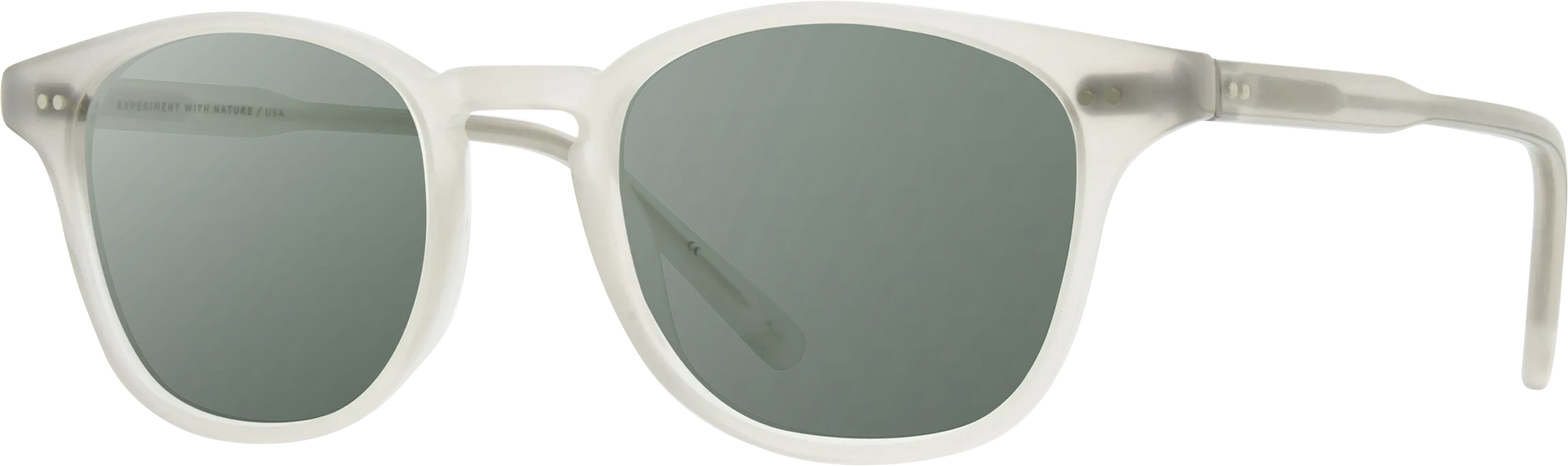 Shwood Kennedy Acetate Sunglasses - Bone - G15 Polarized