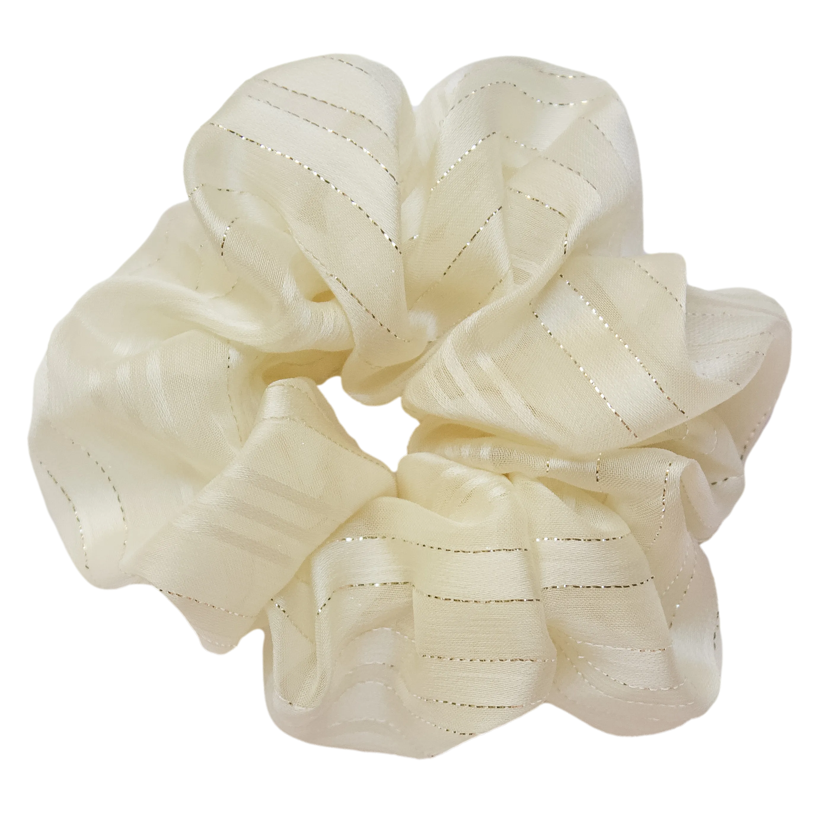 Silver Lining Scrunchie in Cream