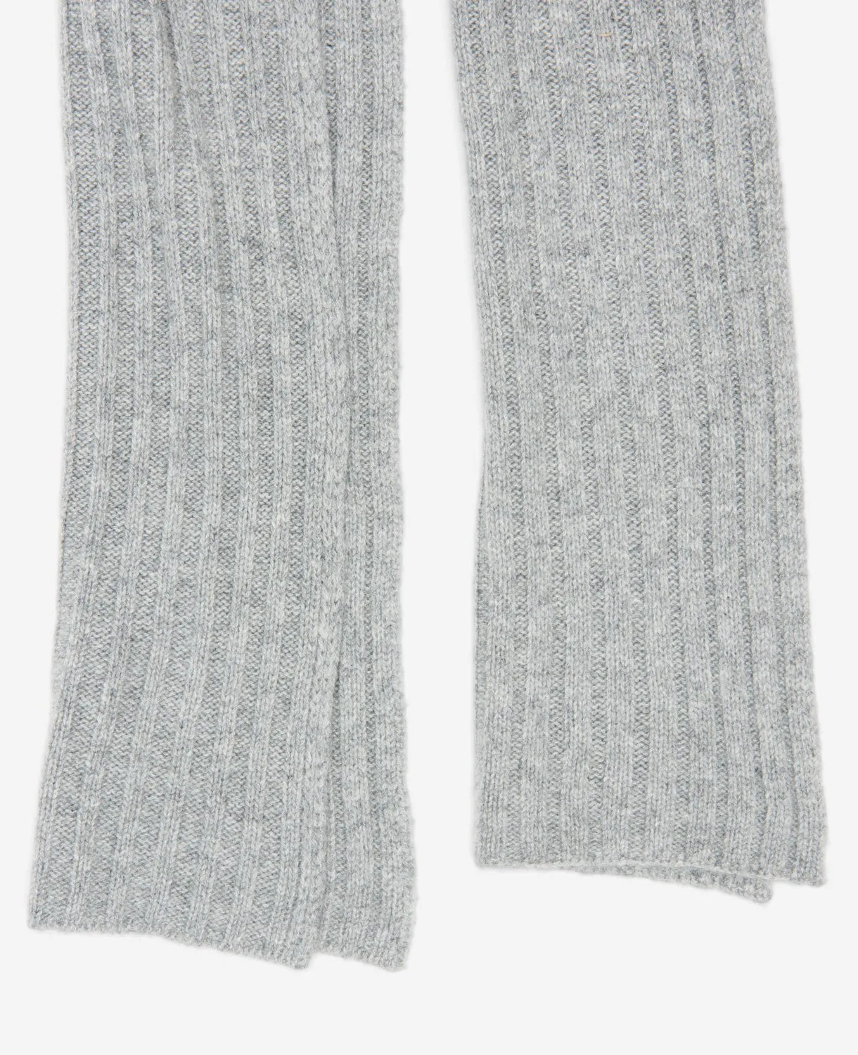 Site Exclusive! Rib Knit Wool Cashmere Scarf