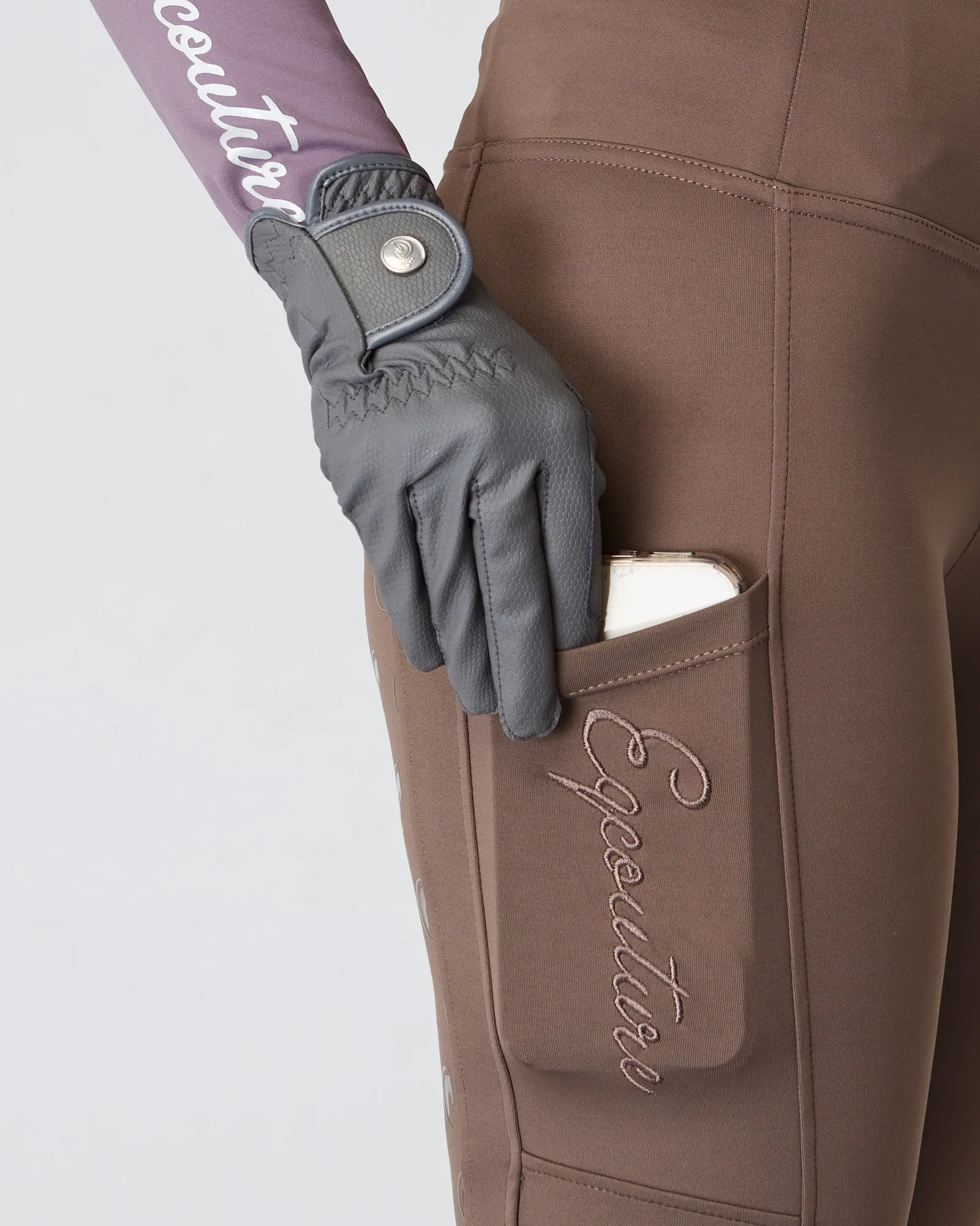 SmartGrip Horse Riding Gloves - GREY