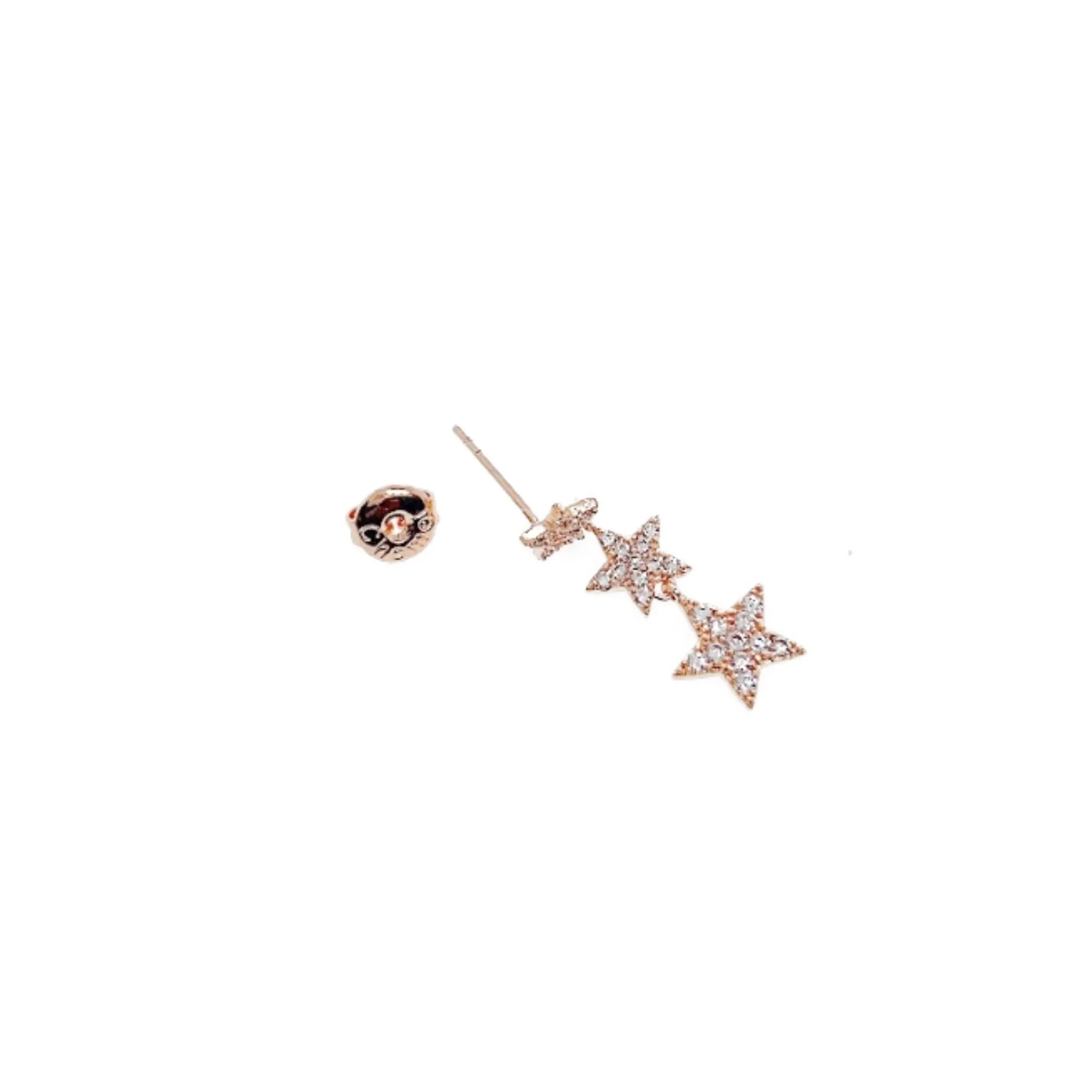 Star Cubic Zirconia Stud Earrings