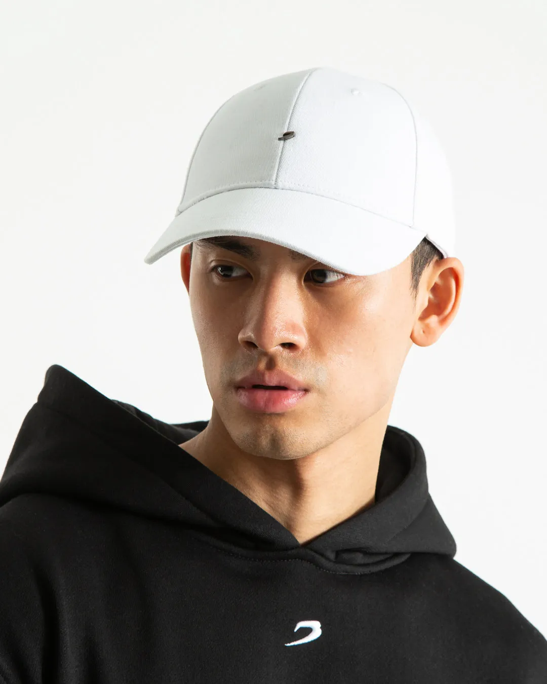 Steel Strike Baseball Cap - White