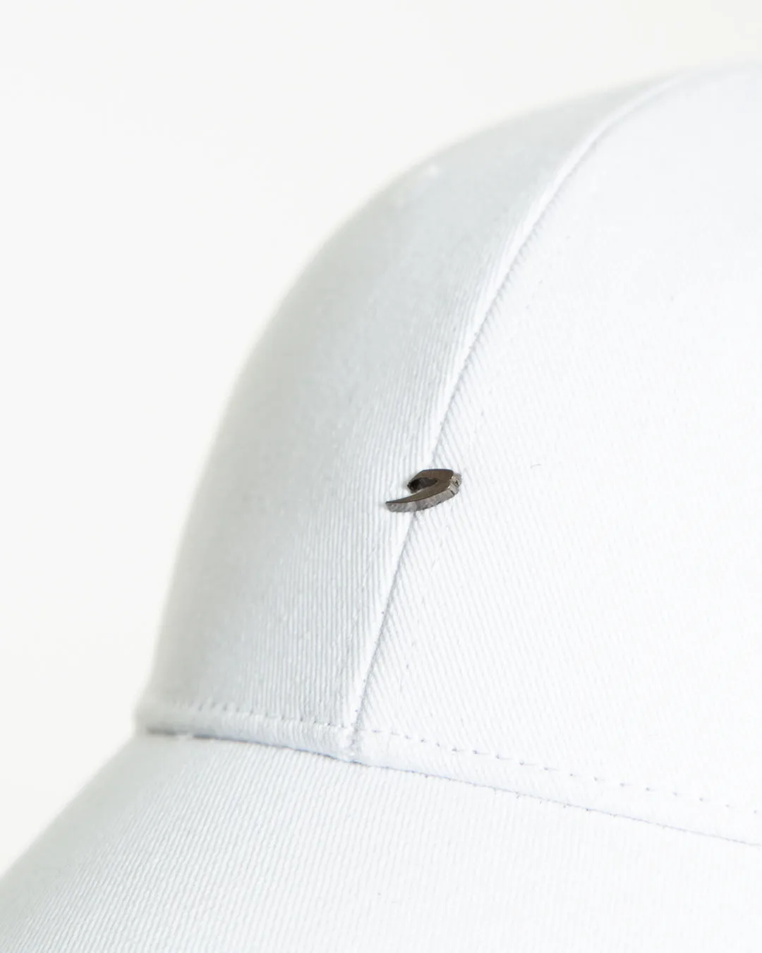 Steel Strike Baseball Cap - White