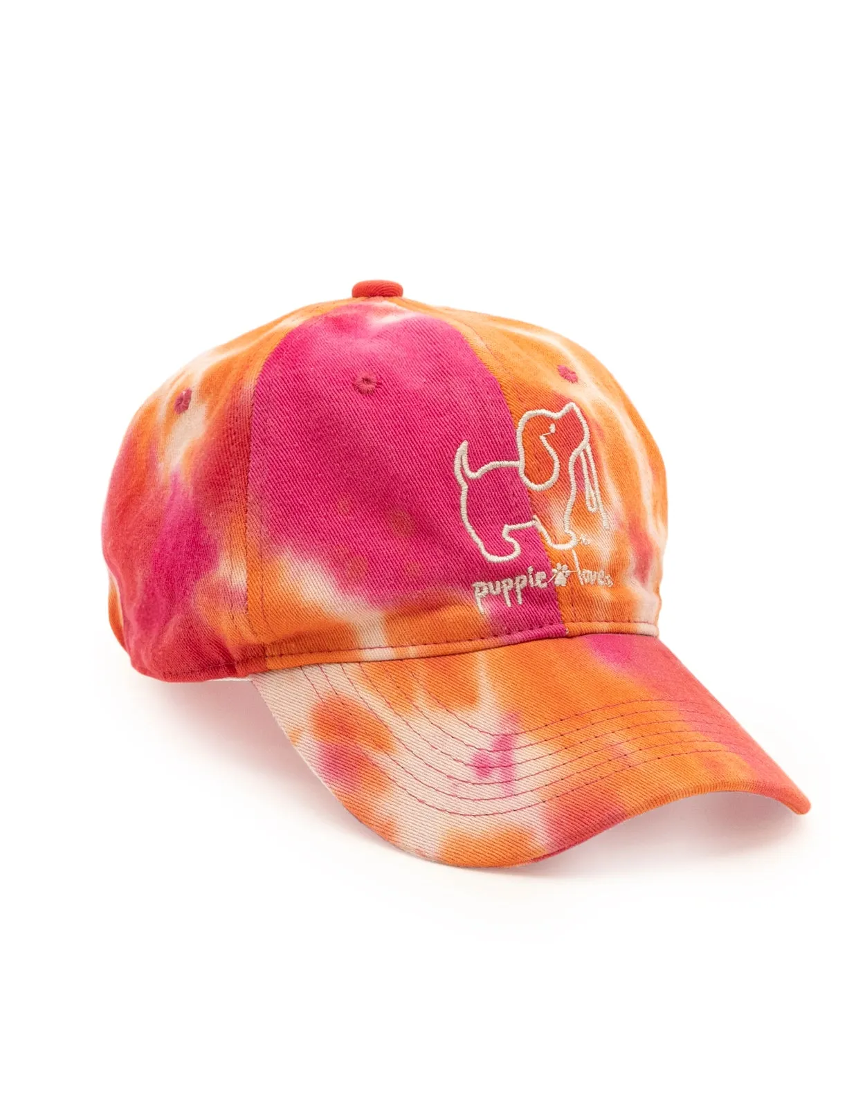 SUNSET TIE DYE BASEBALL HAT