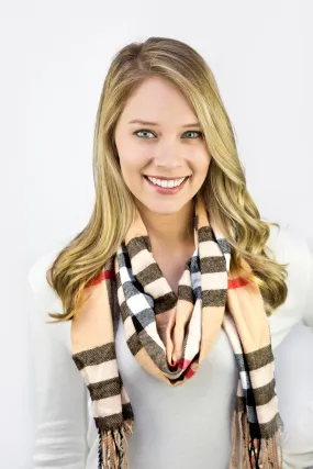 Tartan boyfriend scarf - Multiple Color options