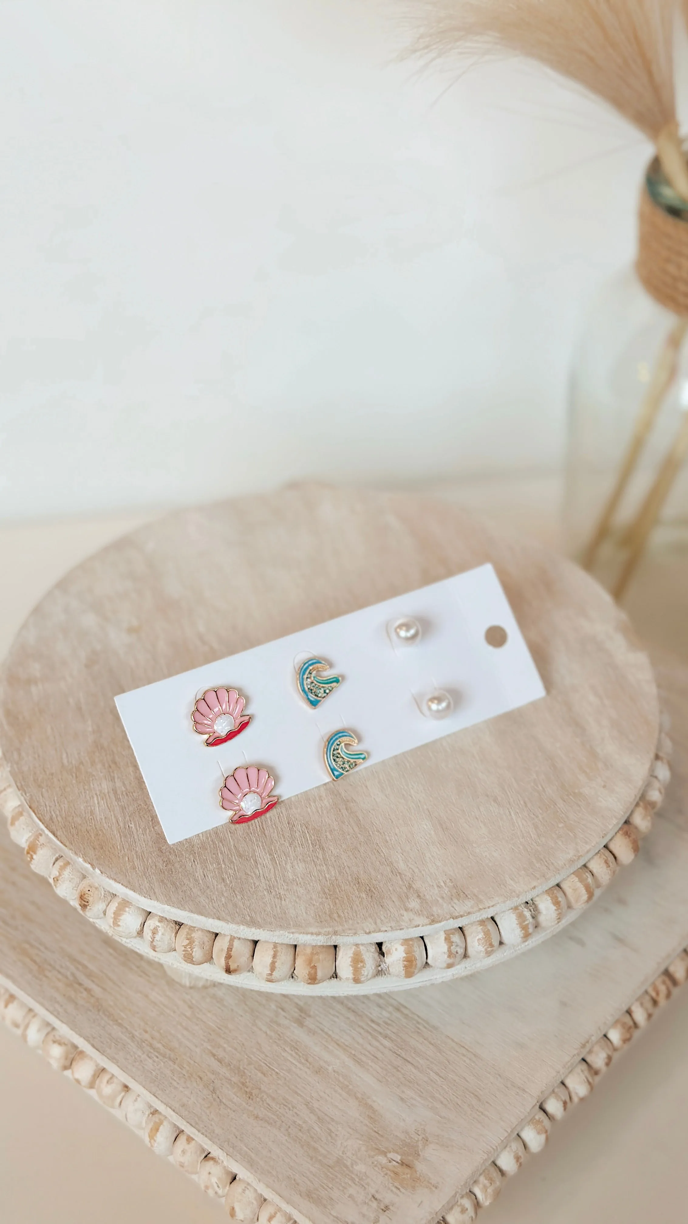 The Coastline Earrings Set