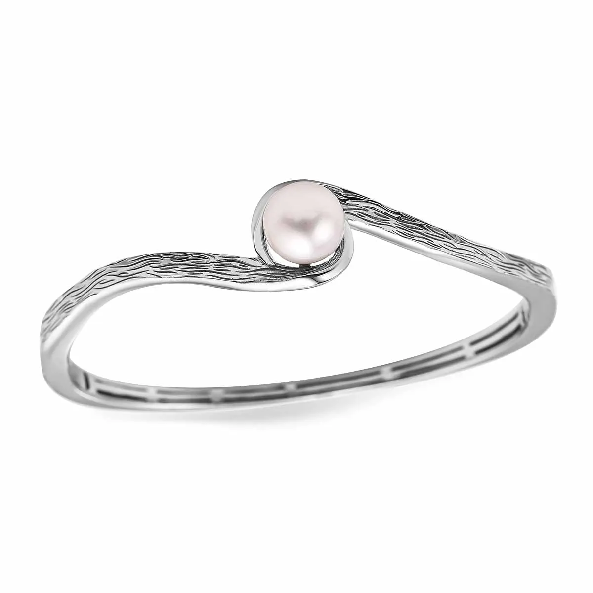 Warp Ocean Pearl Bangle