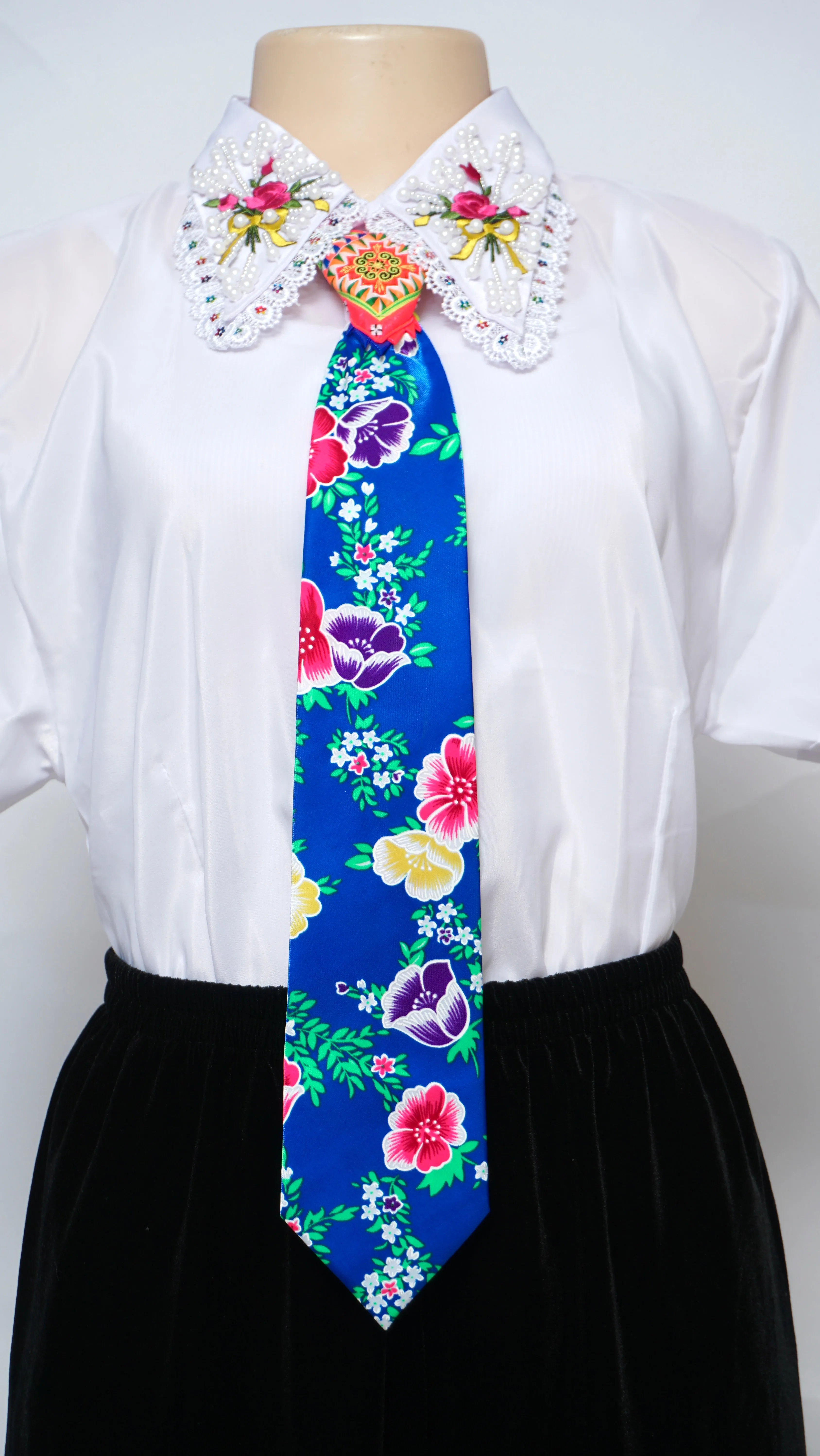 Women Blue Tie