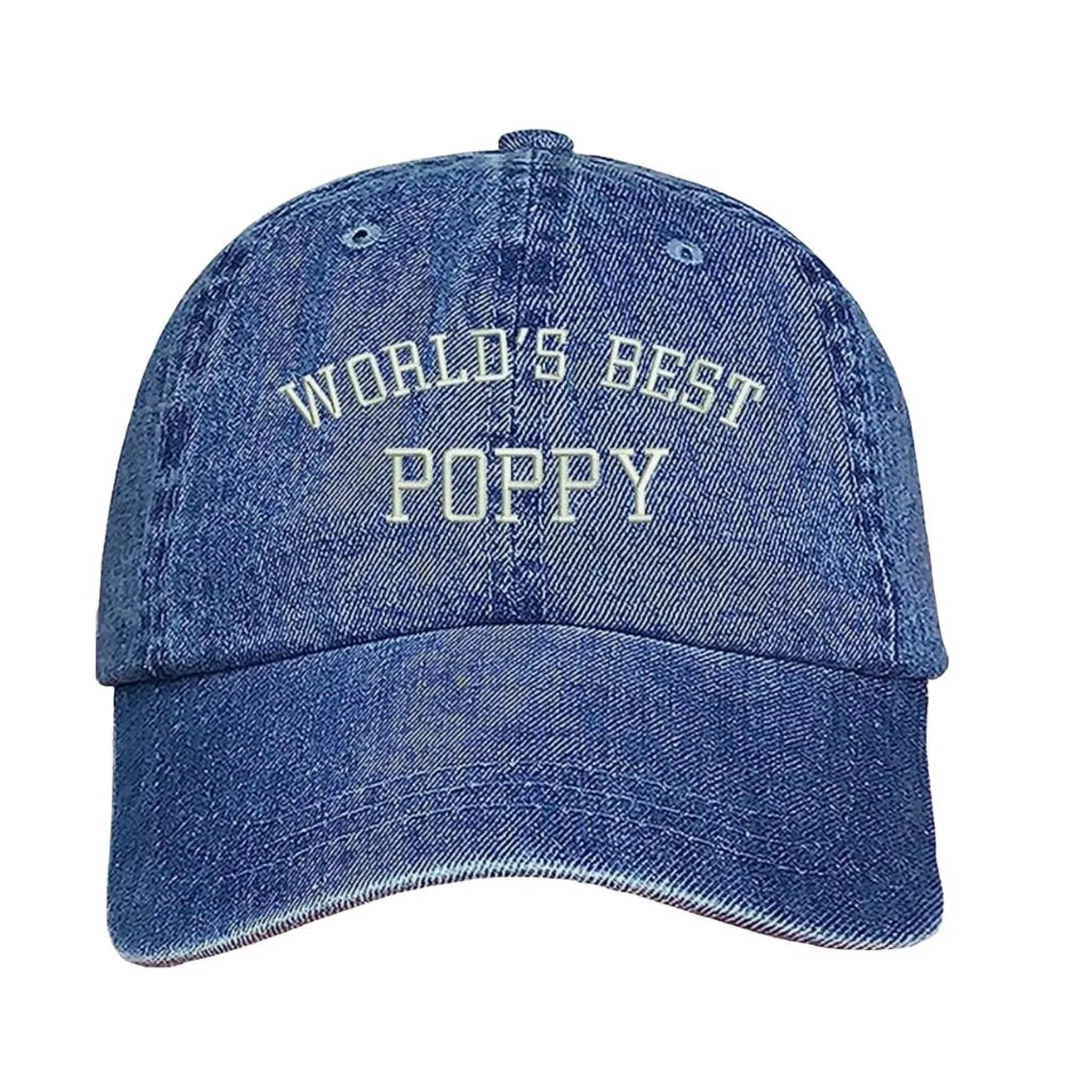 Worlds Best Poppy Baseball Hat