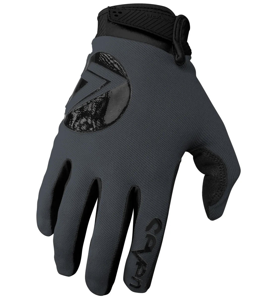 Youth Annex 7 Dot Glove Charcoal/Black